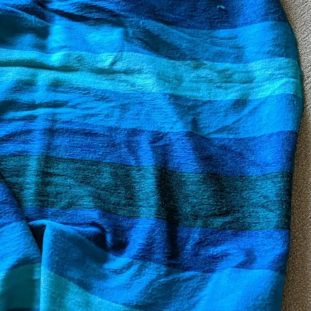 NWOT Multi Color Soft Blue Blanket